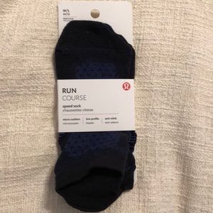 Lululemon Athletica Run Course Speed Sock Silver